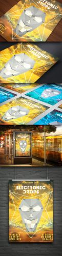 CreativeMarket - Electronic Music Poster