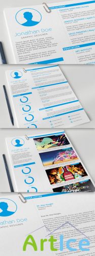 CreativeMarket - Resume, Cover Letter & Portfolio