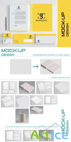 CreativeMarket - Branding / Identity Mock-up Design