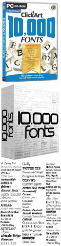10000 Unique Professional ClickArt Fonts Bundle