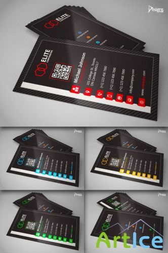 CreativeMarket - Business Card 7 - Ai and EPS Vector Template