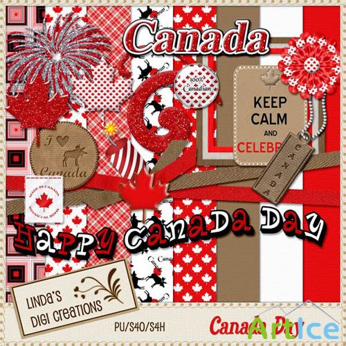 Scrap - Canada Day PNG and JPG