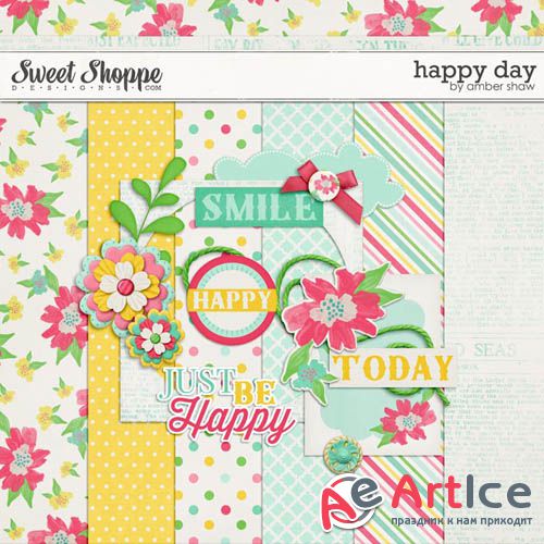 Scrap - Happy Day JPG and PNG Kit