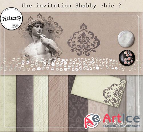 Scrap - Une Invitation Shabby Chic PNG and JPG