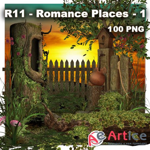 Romance Places - 1 PNG Files