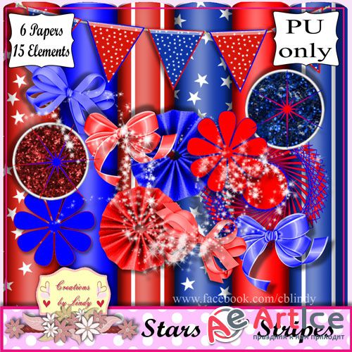 Stars `n Stripes 2 JPG and PNG