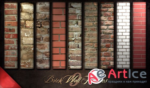 9 High Resolution Brick Wall Textures