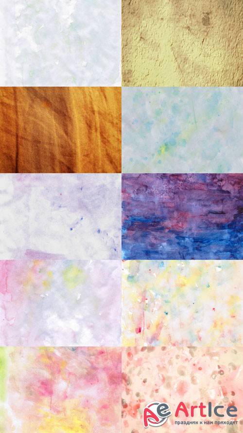 Set of Bright Colored Texture JPG 2