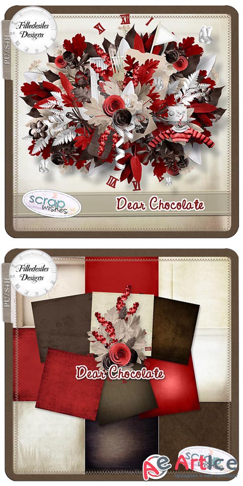 Scrap - Dear Chocolate PNG and JPG