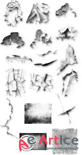 Cracks and Scratches PNG Files