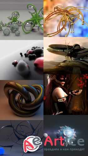 Wallpaper Collection of 3D Graphics Set 5