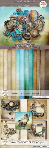 Scrap - Travel Memories PNG and JPG
