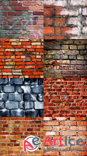 Set Textures Brick Wall JPG