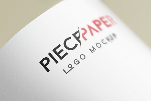 Paper Logo Mock-Up Template Vol 2