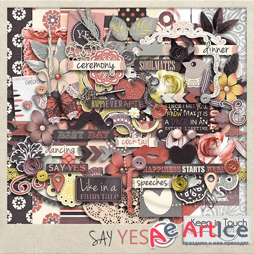 Scrap - Say Yes PNG and JPG