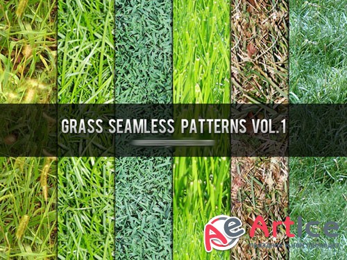 Grass Seamless Photoshop Patterns Vol. 1