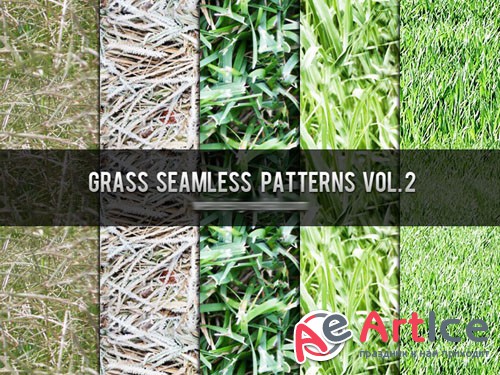 Grass Seamless Photoshop Patterns Vol. 2