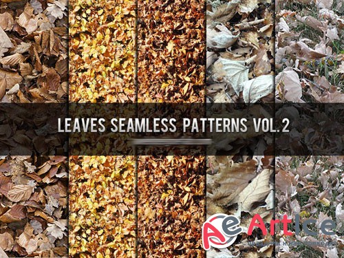 Leaves Seamless Photoshop Patterns Vol. 2