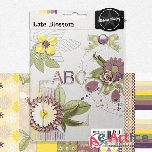 Scrap - Late Blossom PNG and JPG