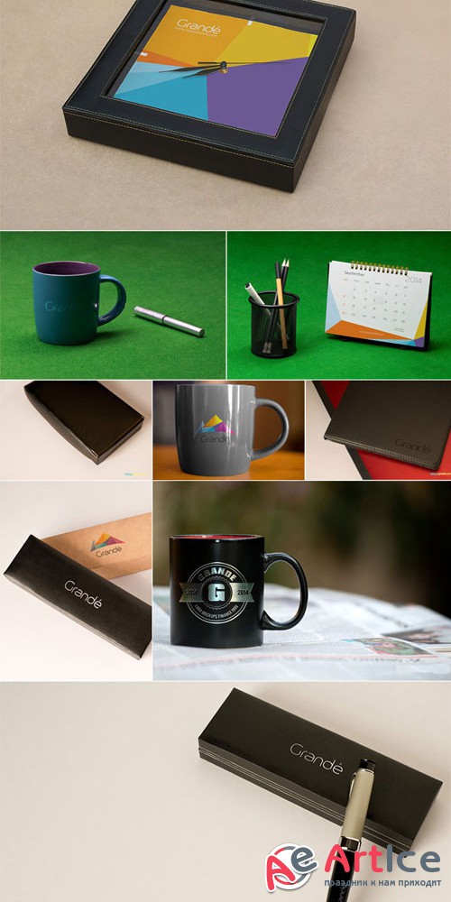 9 Office Gifts mockups - Zippypixels