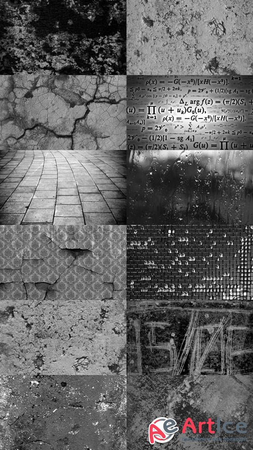 Collection Black and White Textures JPG Set 1