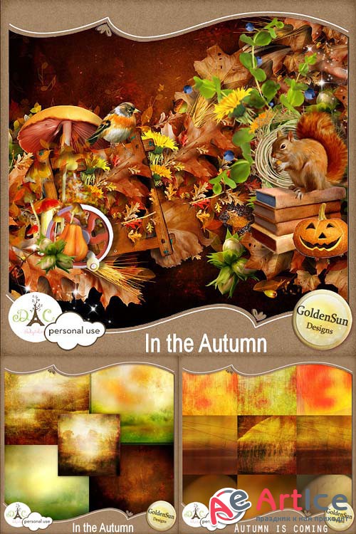 Scrap - In the Autumn PNG and JPG
