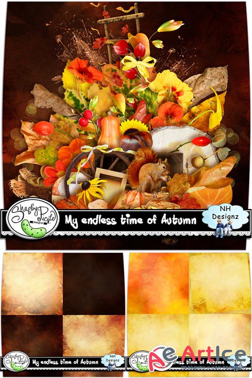Scrap - My Endless Time of Autumn PNG and JPG