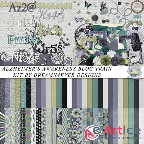 Scrap - Alzheimer`s Awareness PNG and JPG