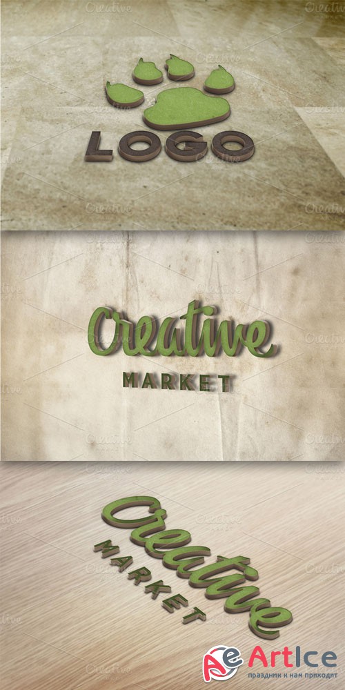 CreativeMarket - Realistic Logo Mock Ups 18753