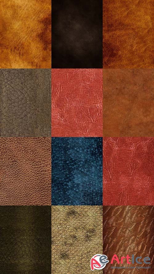 Colorful Leather Textures Set 1 JPG Files