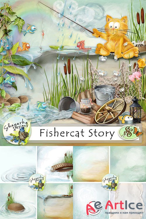 Scrap - Fishercat Story PNG and JPG