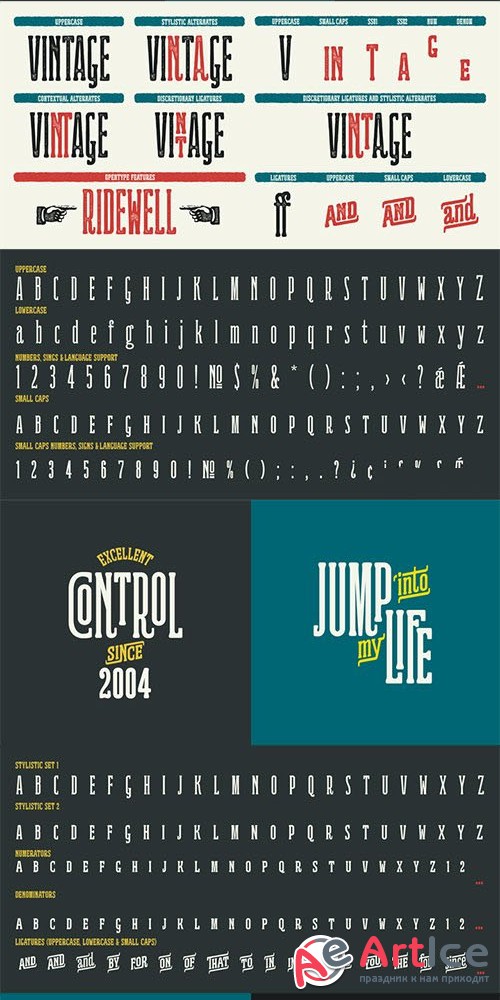 Ridewell Font Family