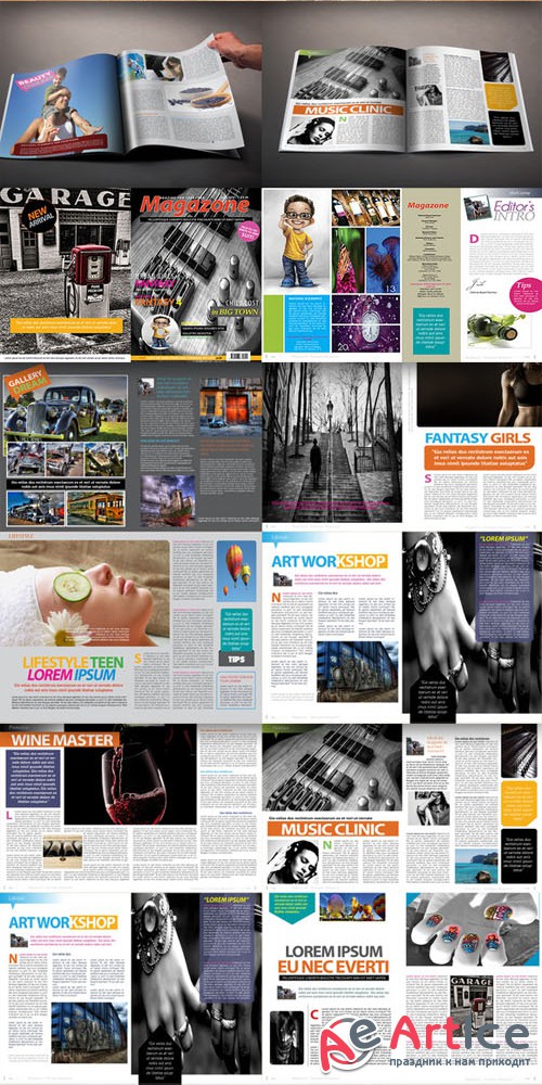 Creativemarket - Magazone - Modern Magazine 43854