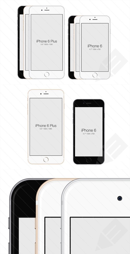 PSD Template - iPhone 6 Mockup