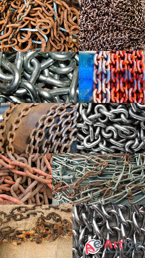 Steel Chains Textures JPG Files