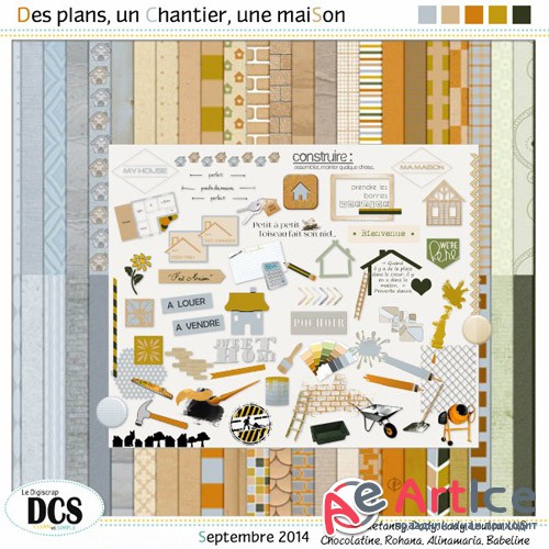 Scrap - Des Plans un Chantier une maiSon PNG and JPG