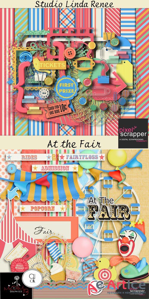 Scrap At the Fair Set 3 PNG and JPG