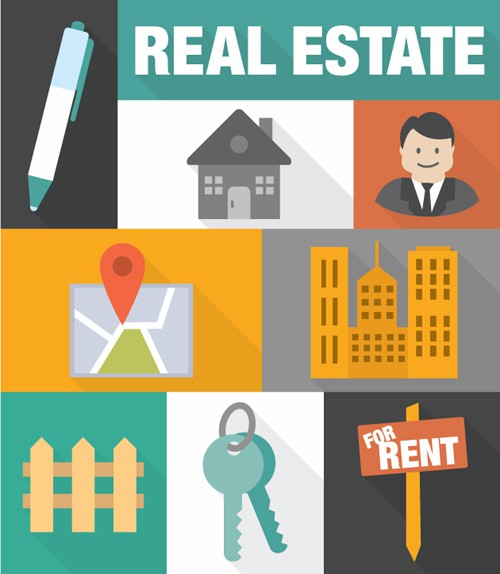 Vector Real Estate Icons Set