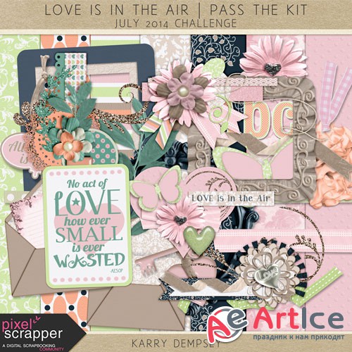 Scrap - Love is in the Air PNG and JPG