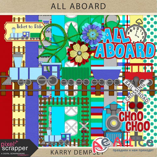Scrap - All Aboard PNG and JPG