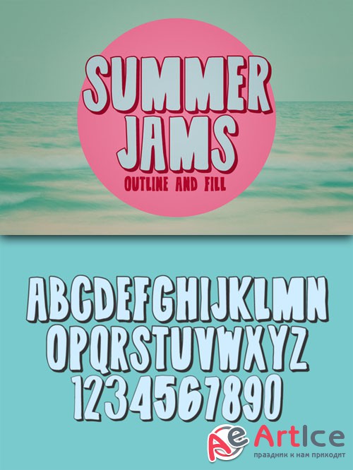 CreativeMarket - Summer Jams Font Family 6316