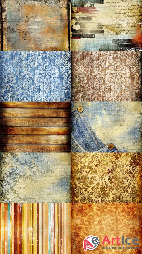 16 Special Grungy Textures JPG Files
