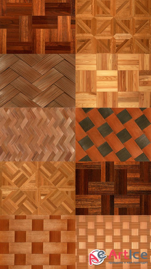 Wooden Parquet Textures JPG Files