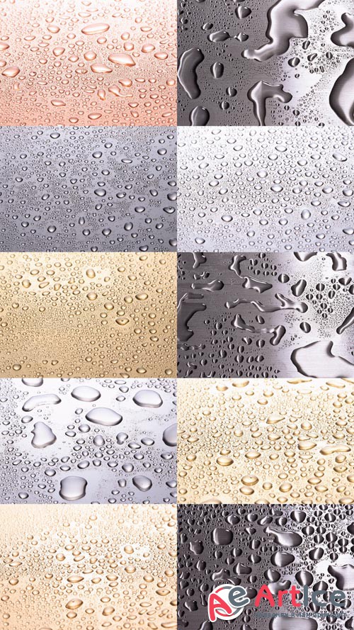 Drops of Water Textures JPG Files