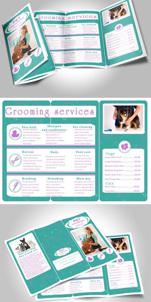 Pet Grooming Services Brochure