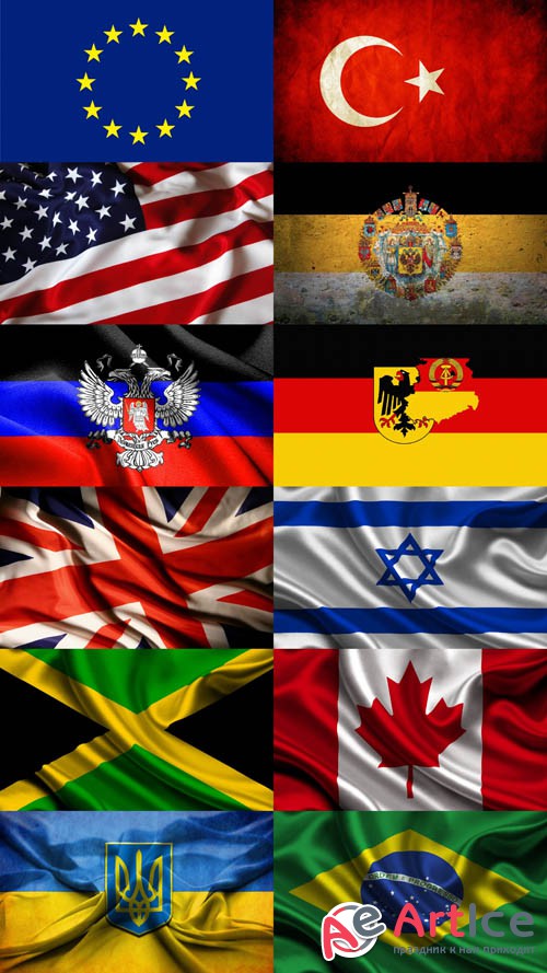 Wallpapers Flags of Different Countries