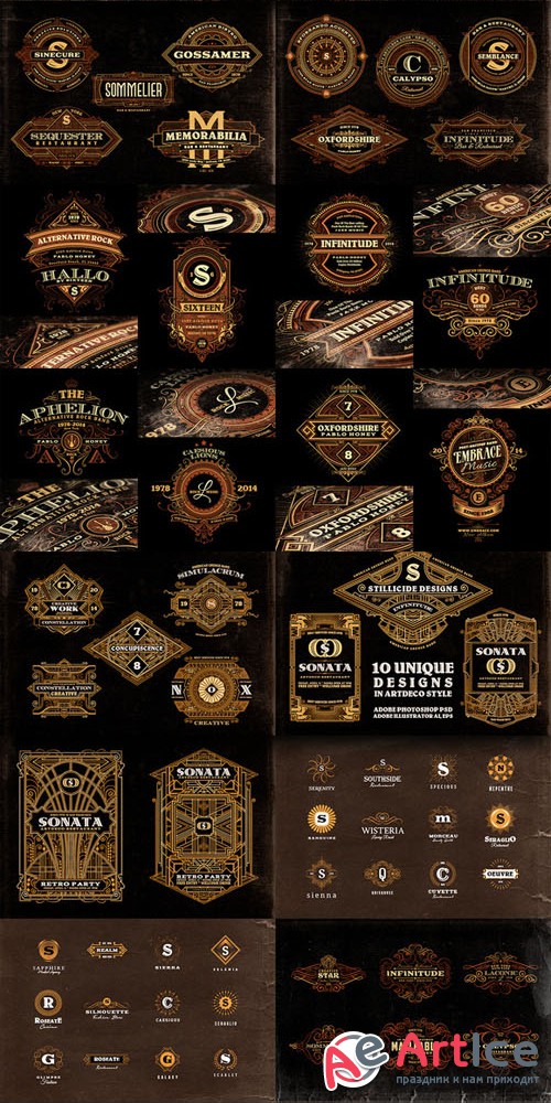 CreativeMarket - Vintage Branding Bundle 32959