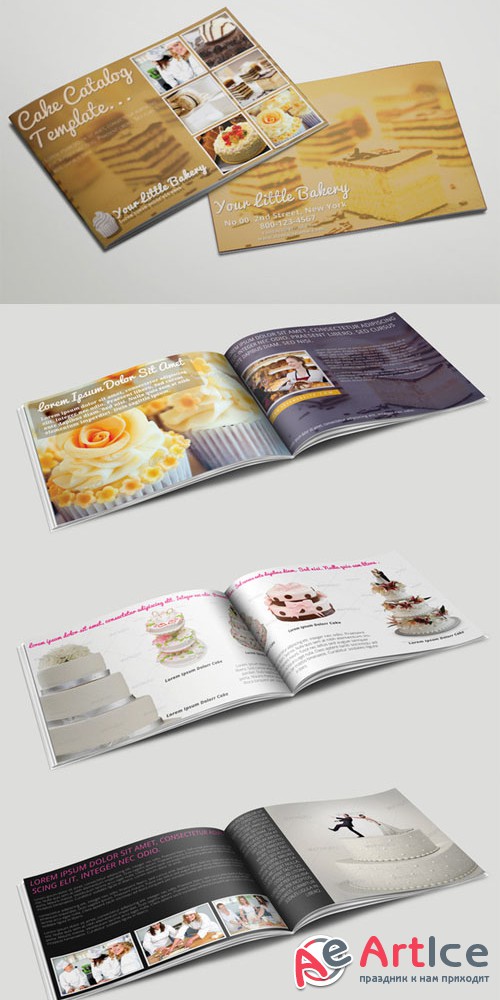 CreativeMarket - Catering Service Catalog or Brochure 18244