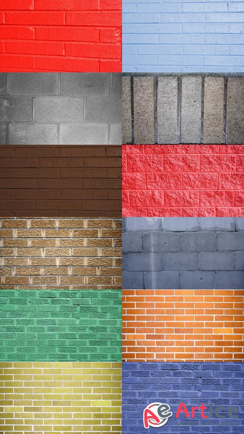 Brick and Blocks Walls Textures JPG Files