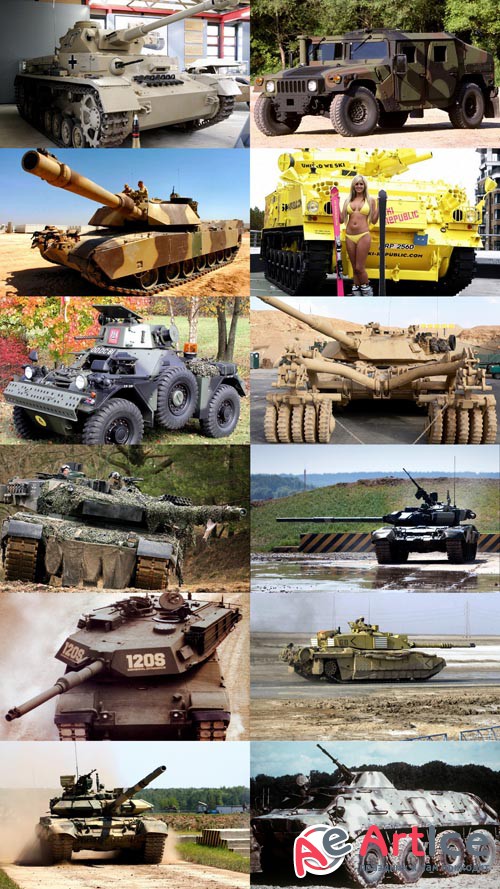 Wallpapers Tanks Different Countries Set 1